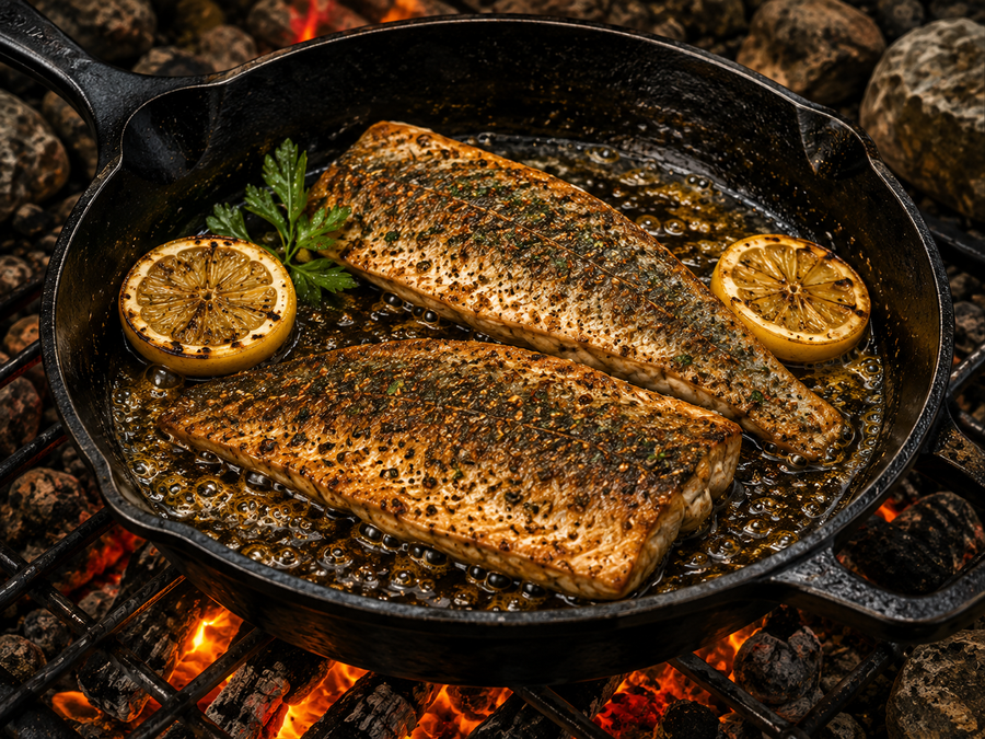 Cast Iron Crispy Trout