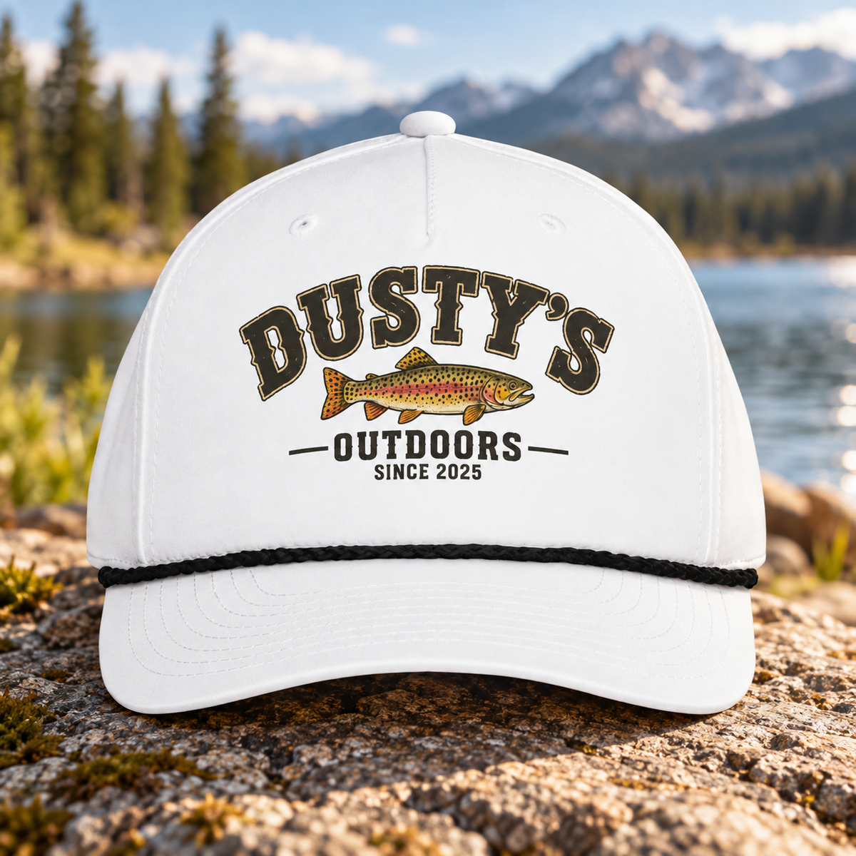 Dustys White Rope Hat