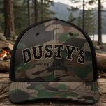 Dusty's Embroidered Camo Trucker