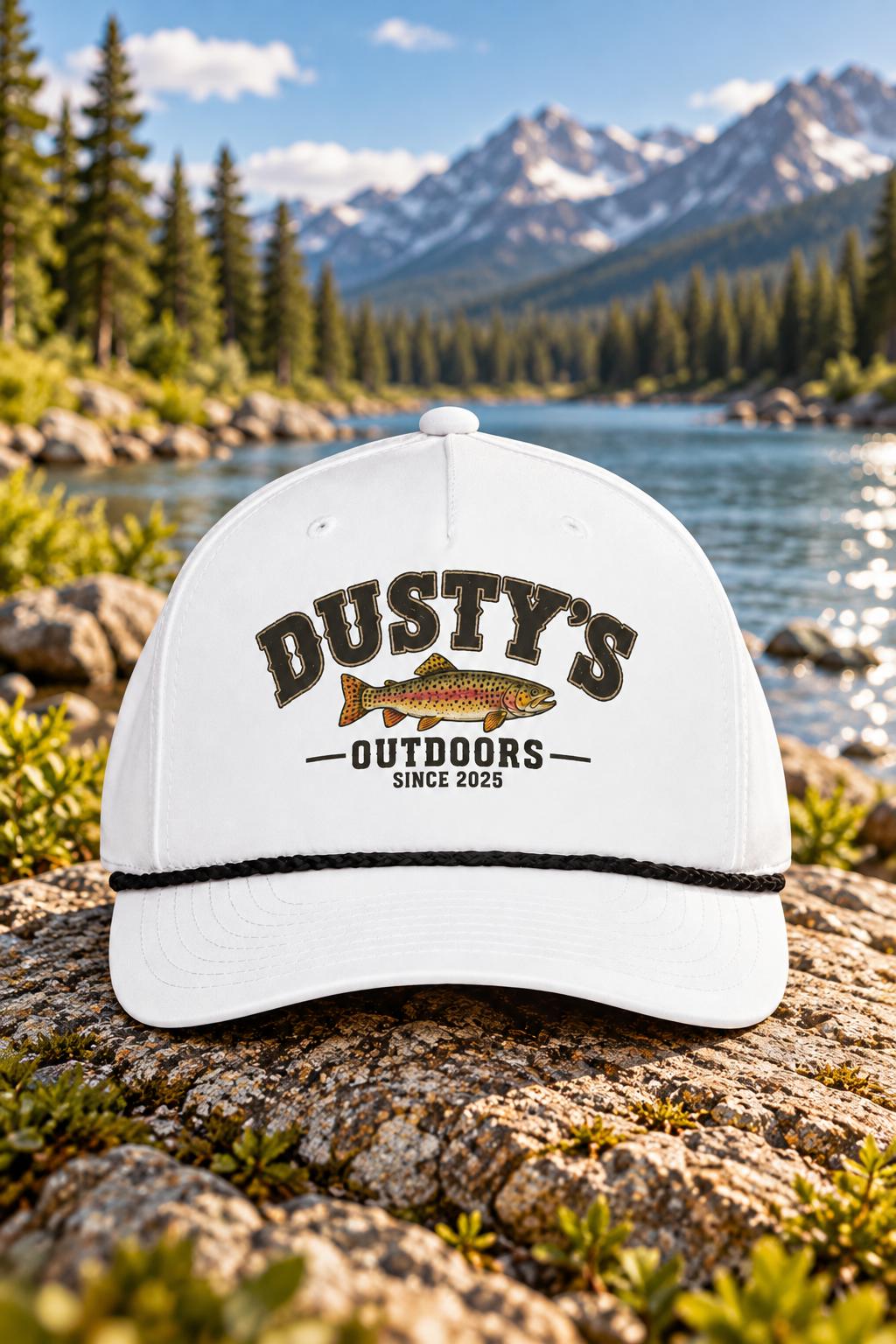 Dustys White Rope Hat